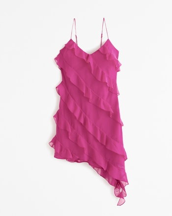 Women's Ruffle Mini Dress Women's Clearance