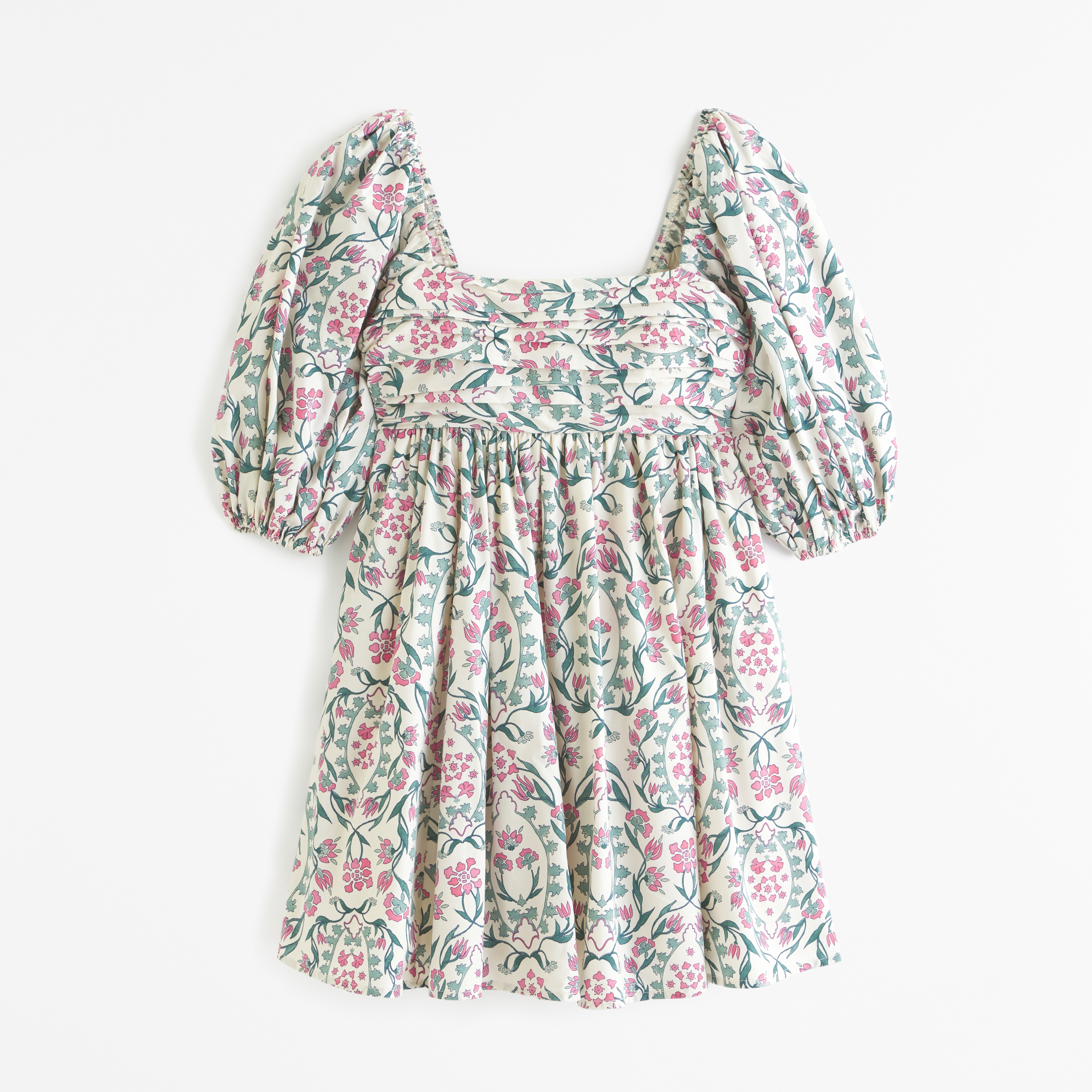 Bonpoint floral-print midi dress - Green