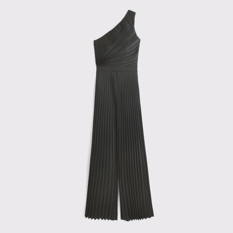Женские комбинезоны Abercrombie & Fitch The A&F Giselle Pleated One-Shoulder Jumpsuit