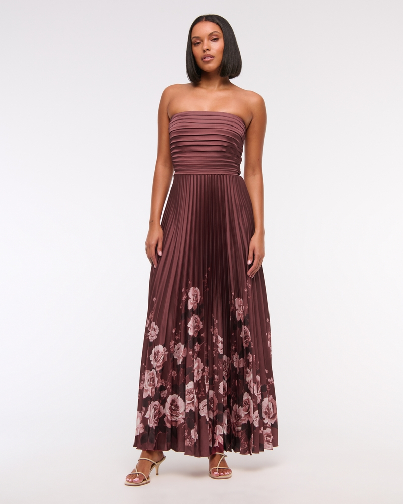 The A&F Giselle Strapless Drama Maxi Dress