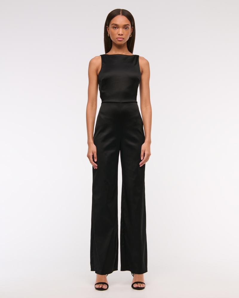 Slash Clasp-Back Jumpsuit