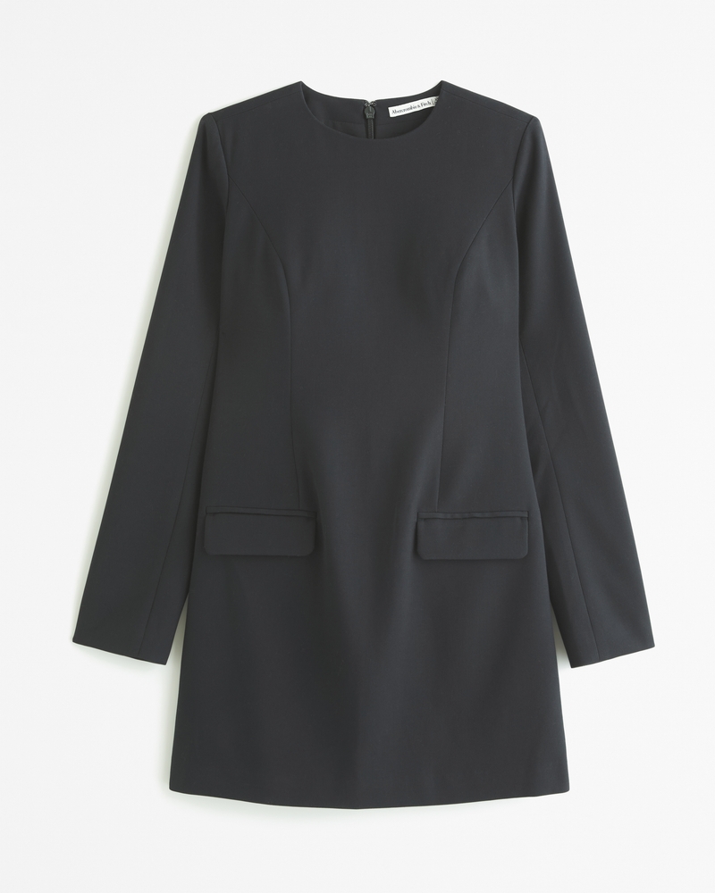 Long sleeve tailored dress best sale