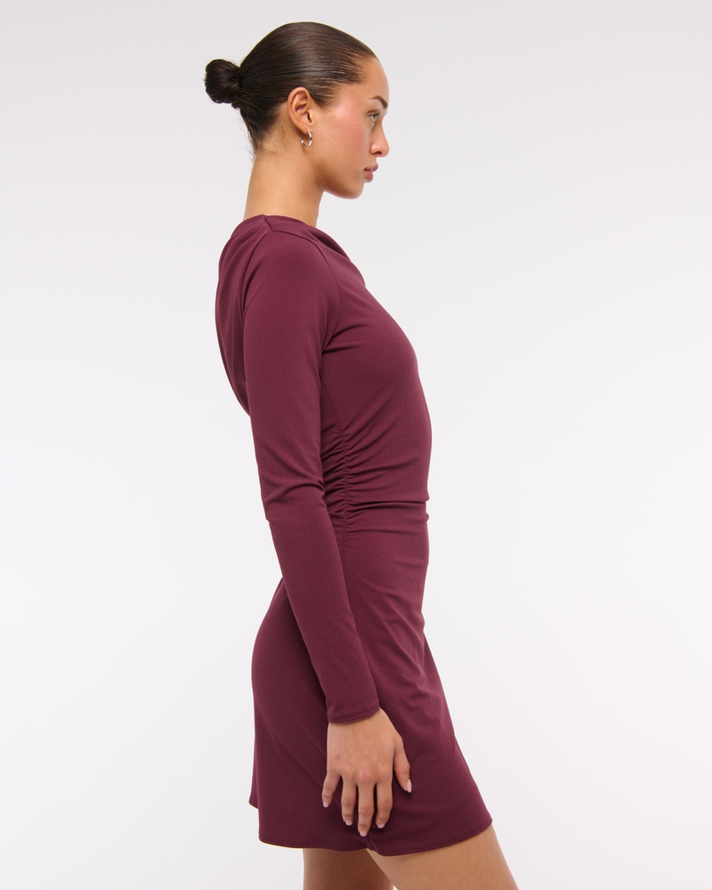 One-Shoulder Knit Mini Dress