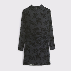 Robe Pull Femme Manches Longues - Tunique En Tricot Col Carré - Taille Haute - Automne/hiver