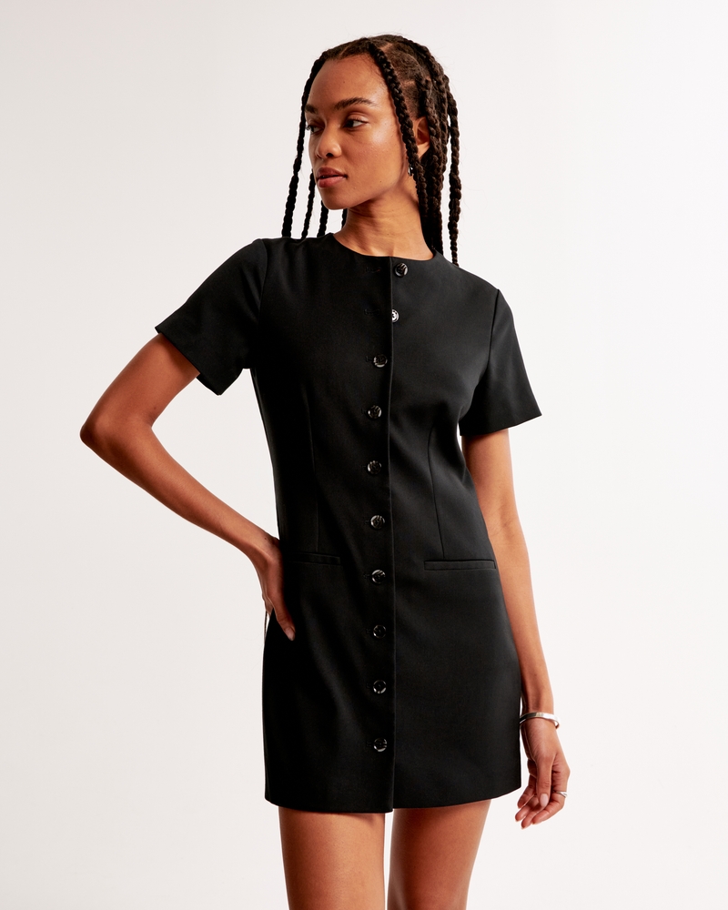 Mandarin Chic Curvy Dress