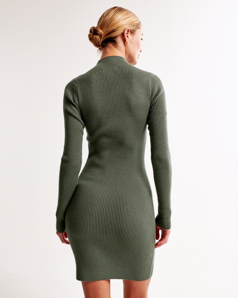 The A&F Paloma Long-Sleeve Mini Dress