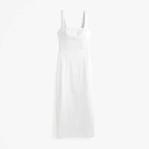 Женские платья Abercrombie & Fitch Sculpting Stretch Satin Midi Dress