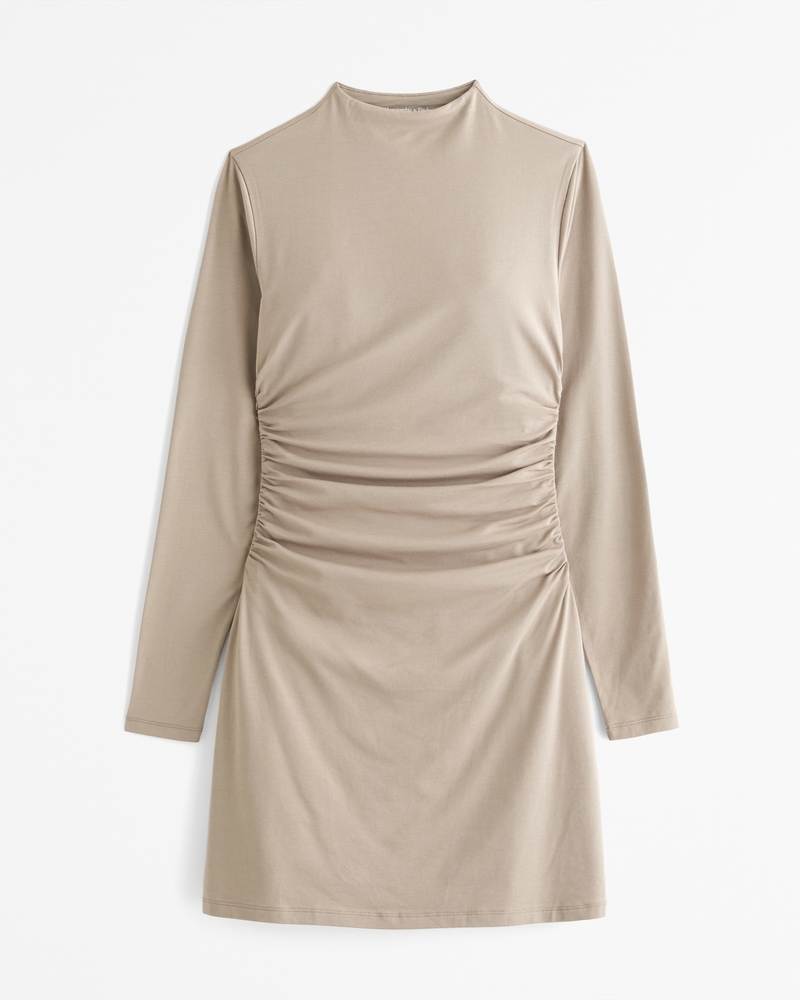 The A&F Paloma Long-Sleeve Mini Dress