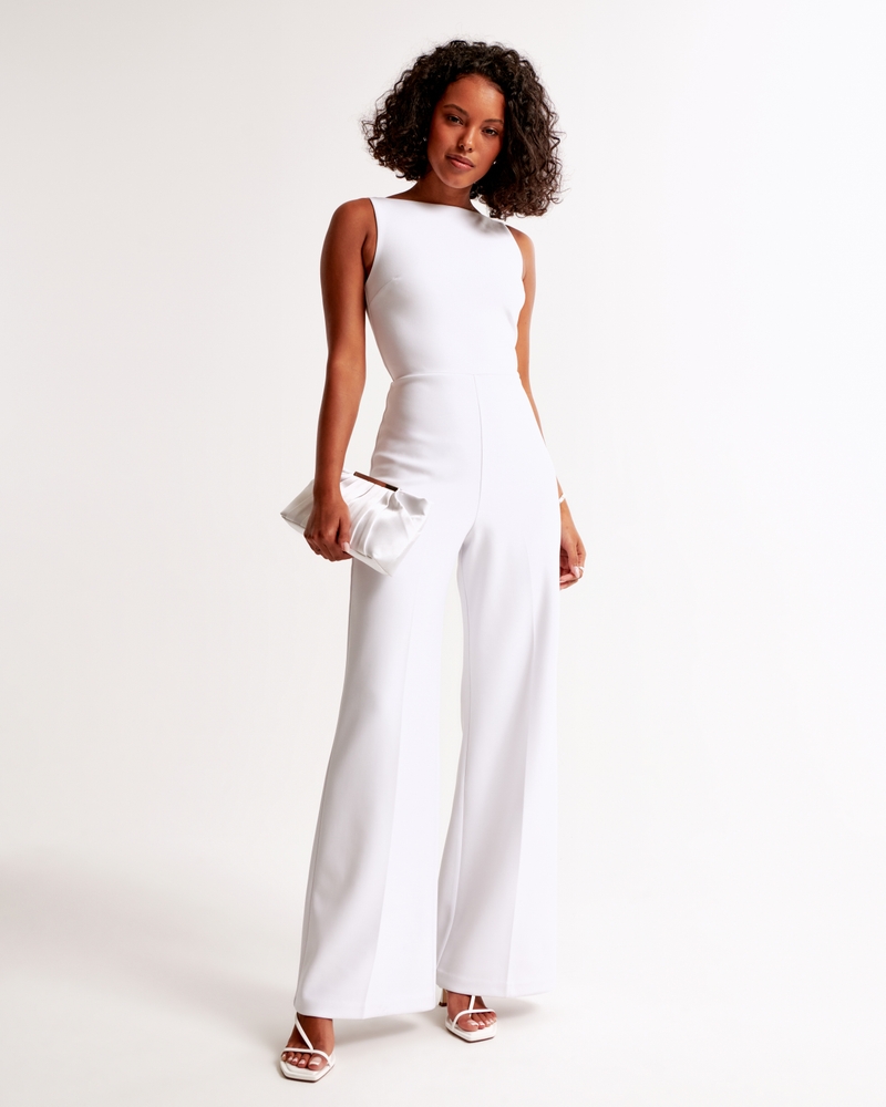 Slash Clasp-Back Jumpsuit