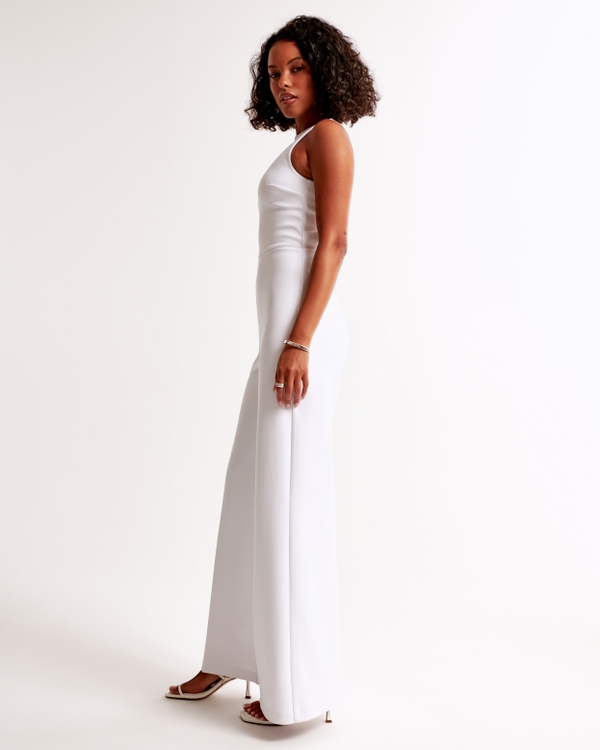 Slash Clasp-Back Jumpsuit