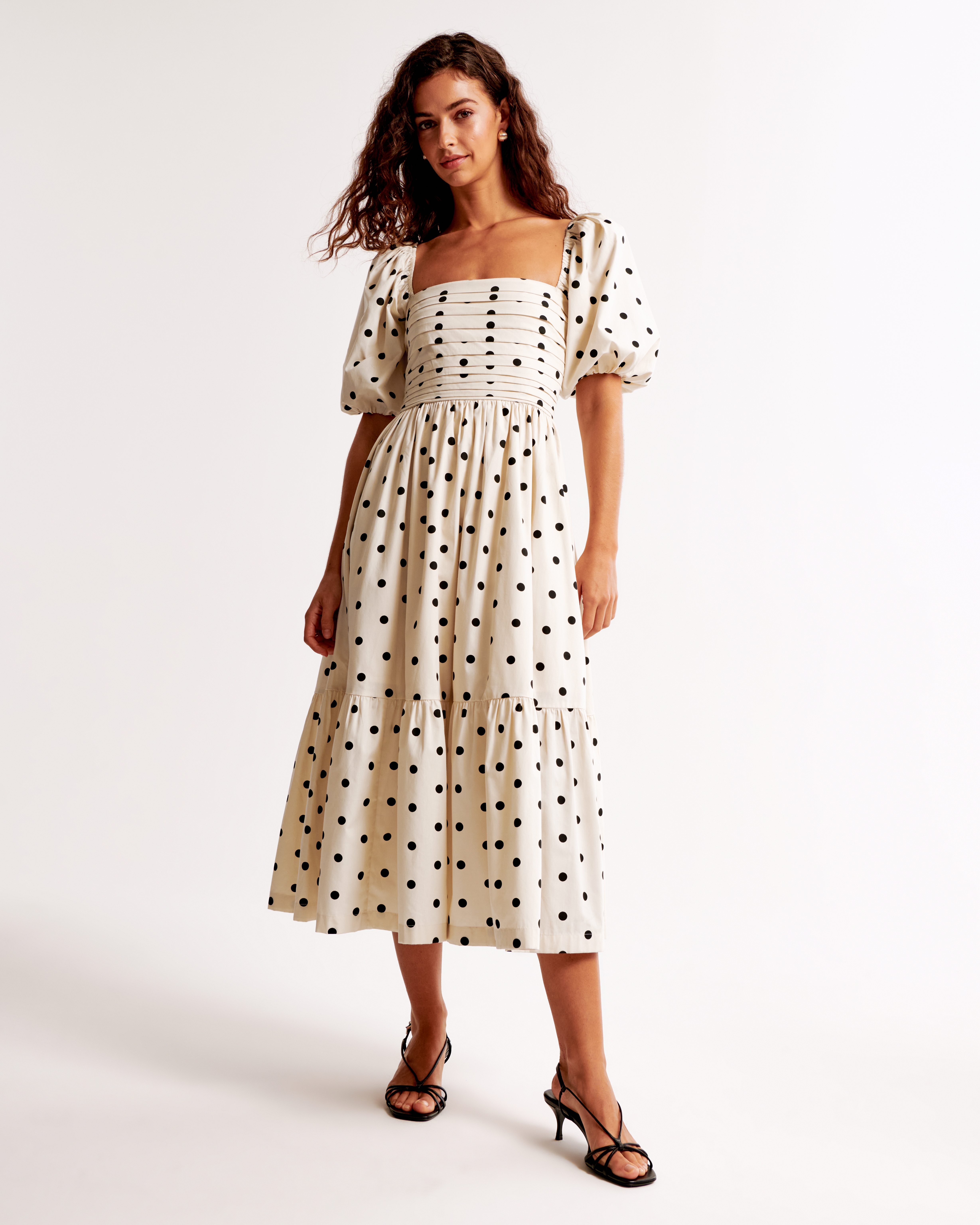 Abercrombie polka dot dress best sale