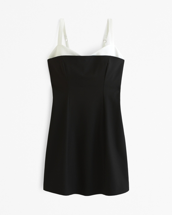 Sweethart Mini Chiffon Dress with Corset Back Sunset