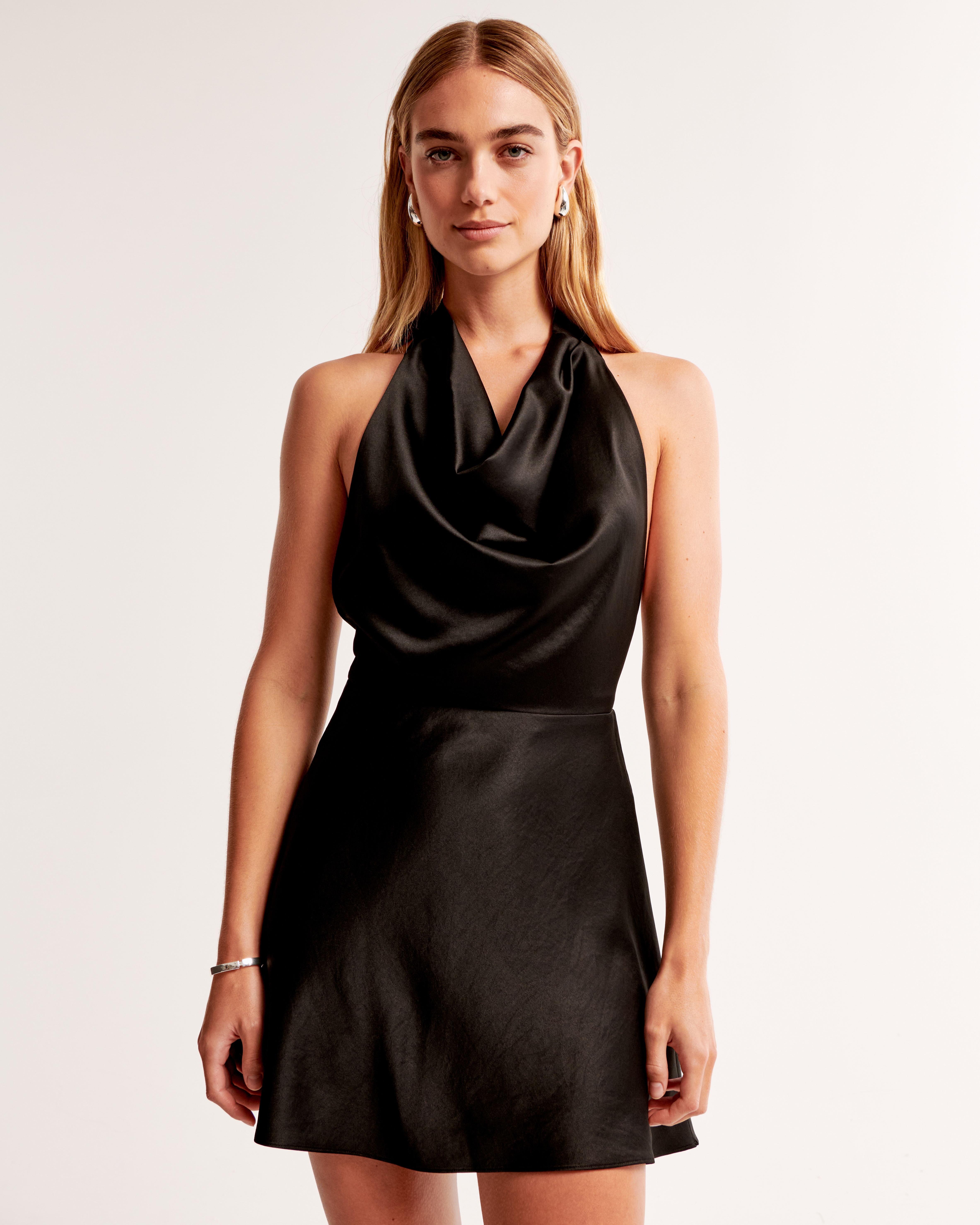 Women's Cowl Neck Halter Mini Dress | Women's Dresses & Jumpsuits |  Abercrombie.com