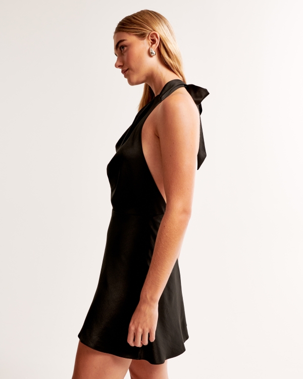Women's Cowl Neck Halter Mini Dress | Women's Clearance | Abercrombie.com