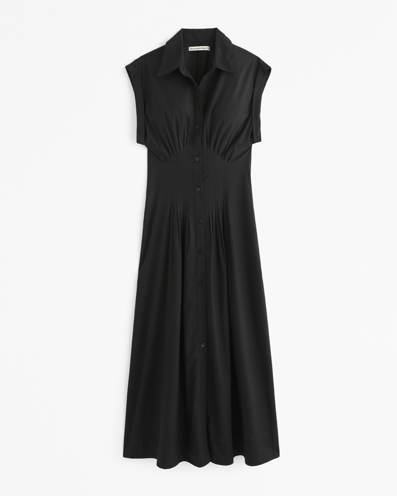 Abercrombie button up midi dress deals