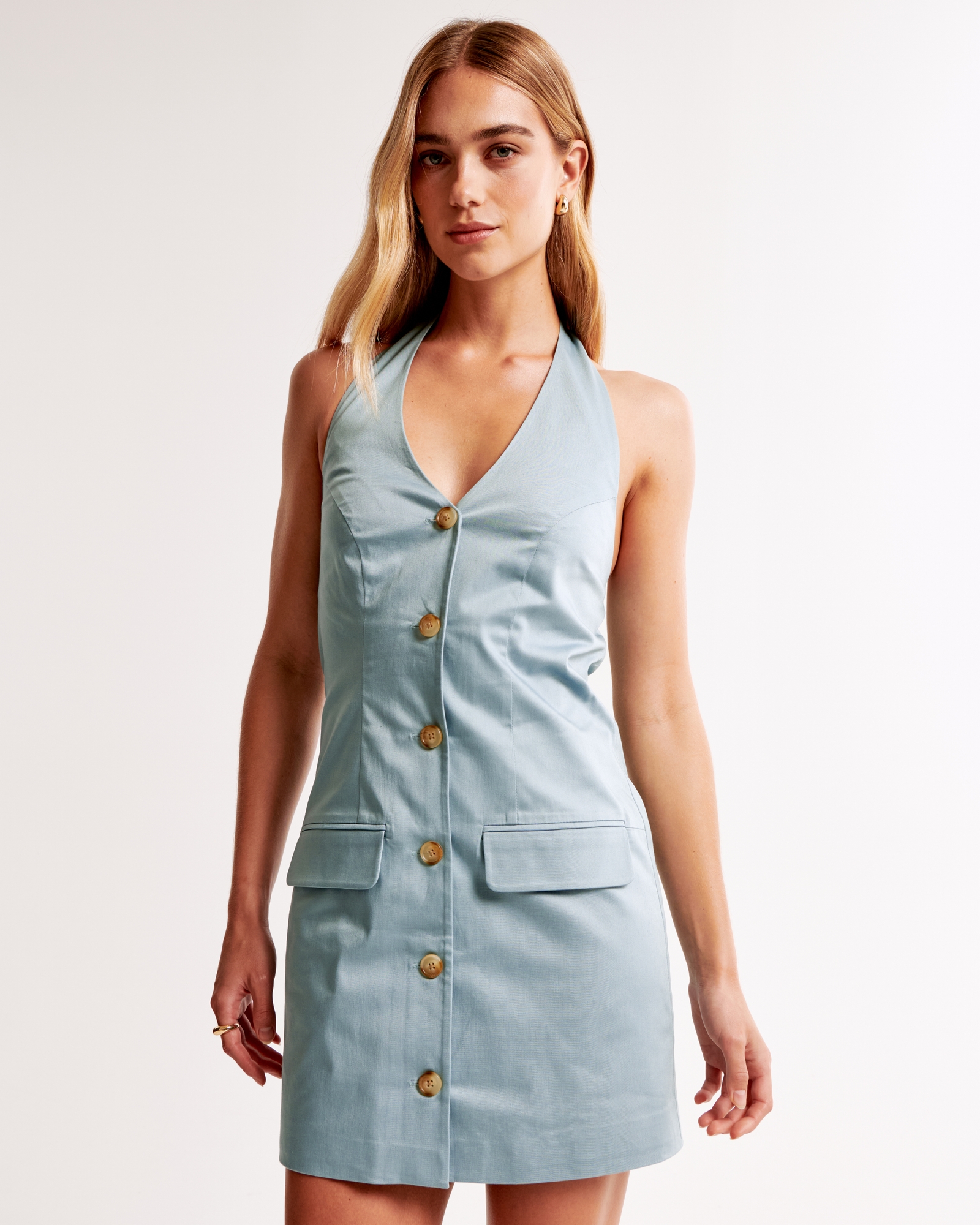 The A&F Mara Halter Vest Mini Dress