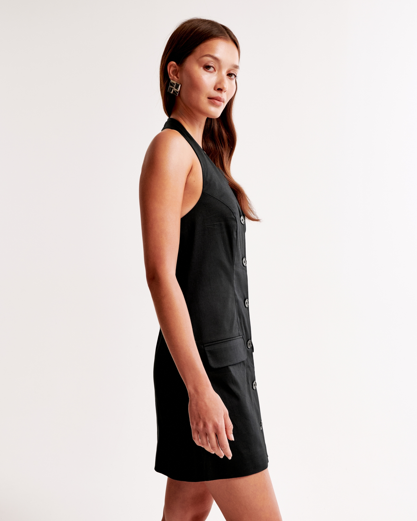 The A&F Mara Halter Vest Mini Dress