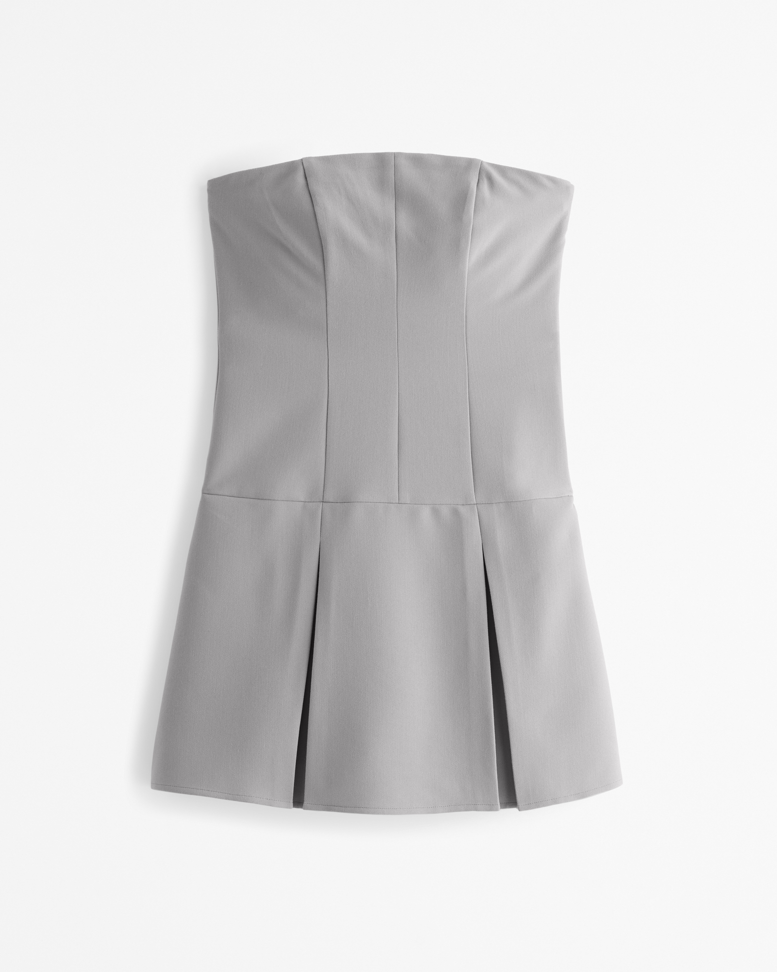 Strapless Pleated Skort