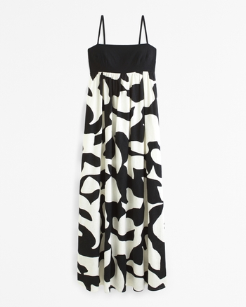 Babydoll Maxi Dress w/ Pockets main image 1