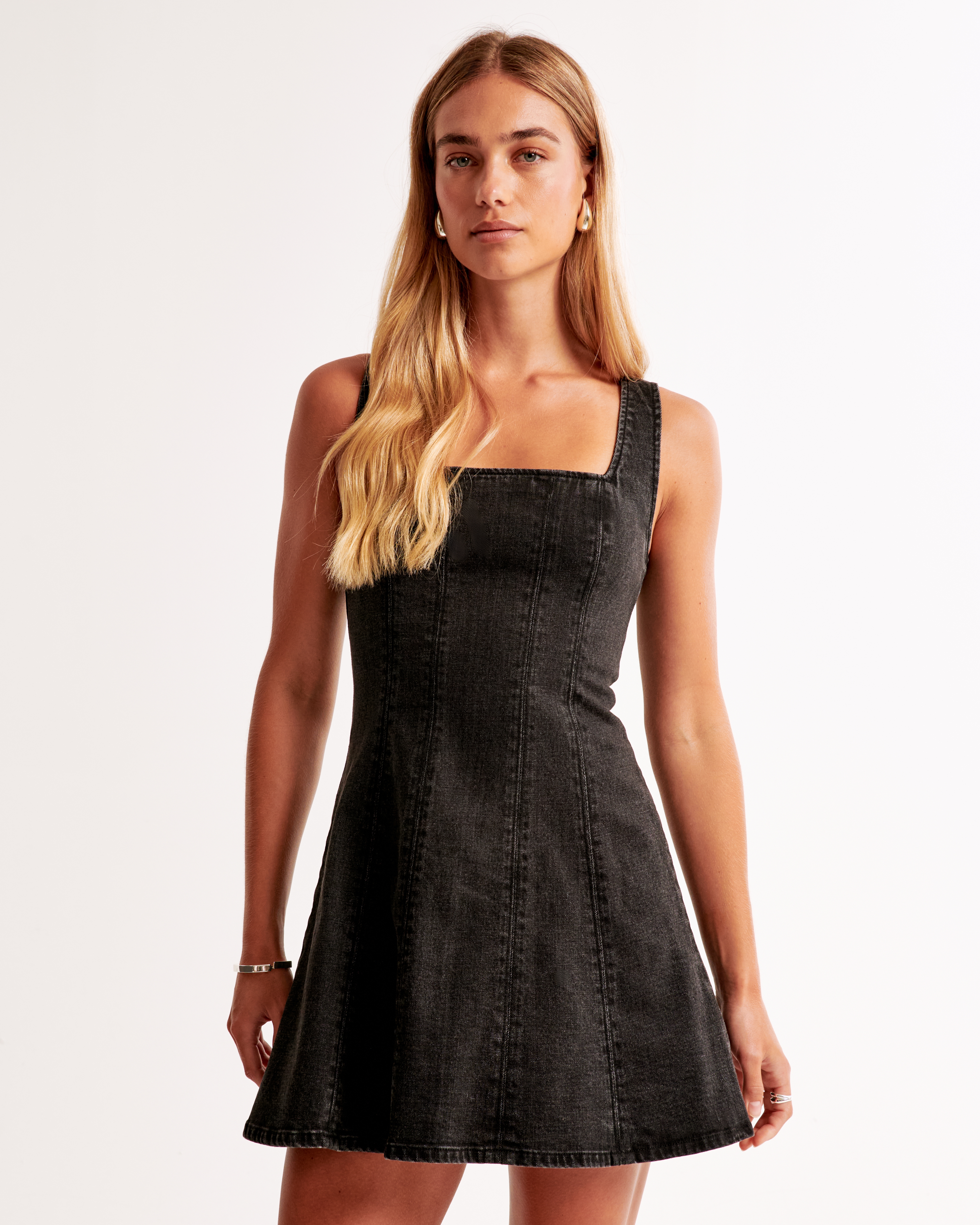 正規品　andmary Bonnie denim mini dress andmary Bonnie denim mini dress01 - メルカリ