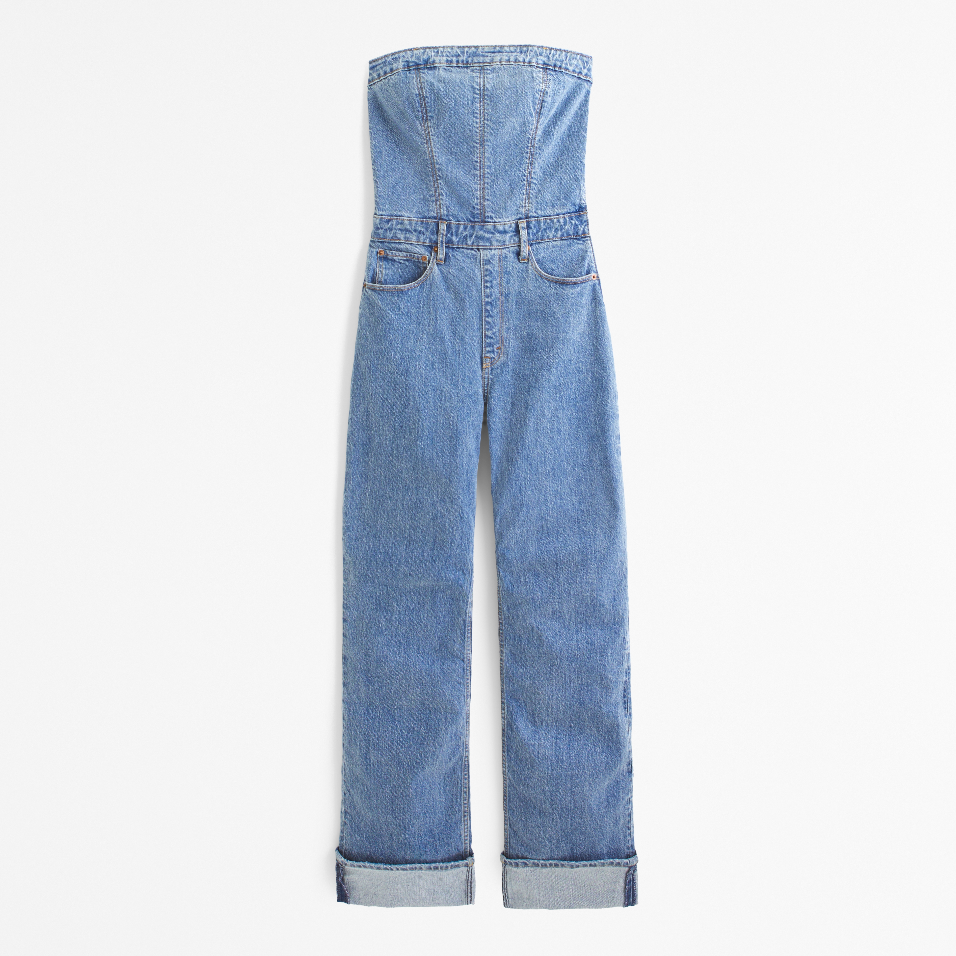 Hollister denim jumpsuit best sale