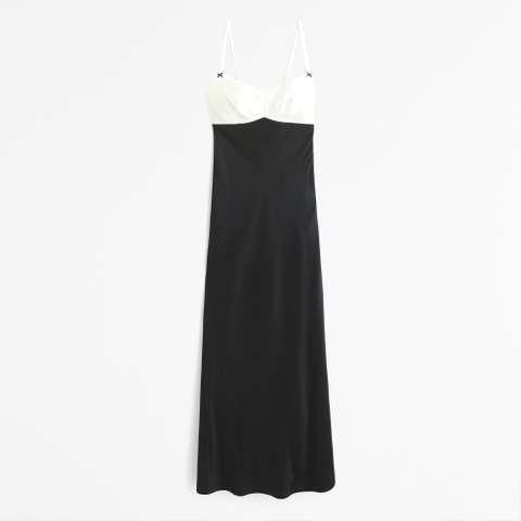Женские платья Abercrombie & Fitch The A&F Julia Slip Contrast Bodice Maxi Dress