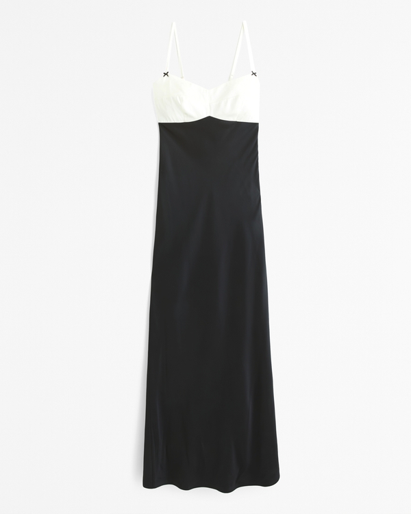 giulia maxi dress in black and cream LPA Giulia Maxi Dress XS/S/M – Rentala