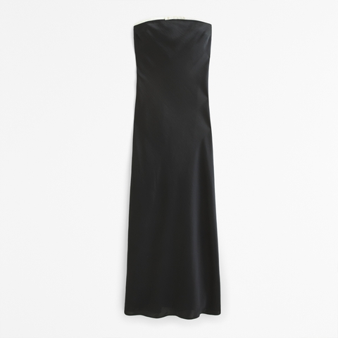 Женские платья Abercrombie & Fitch The A&F Julia Slip Strapless Bow Detail Maxi Dress