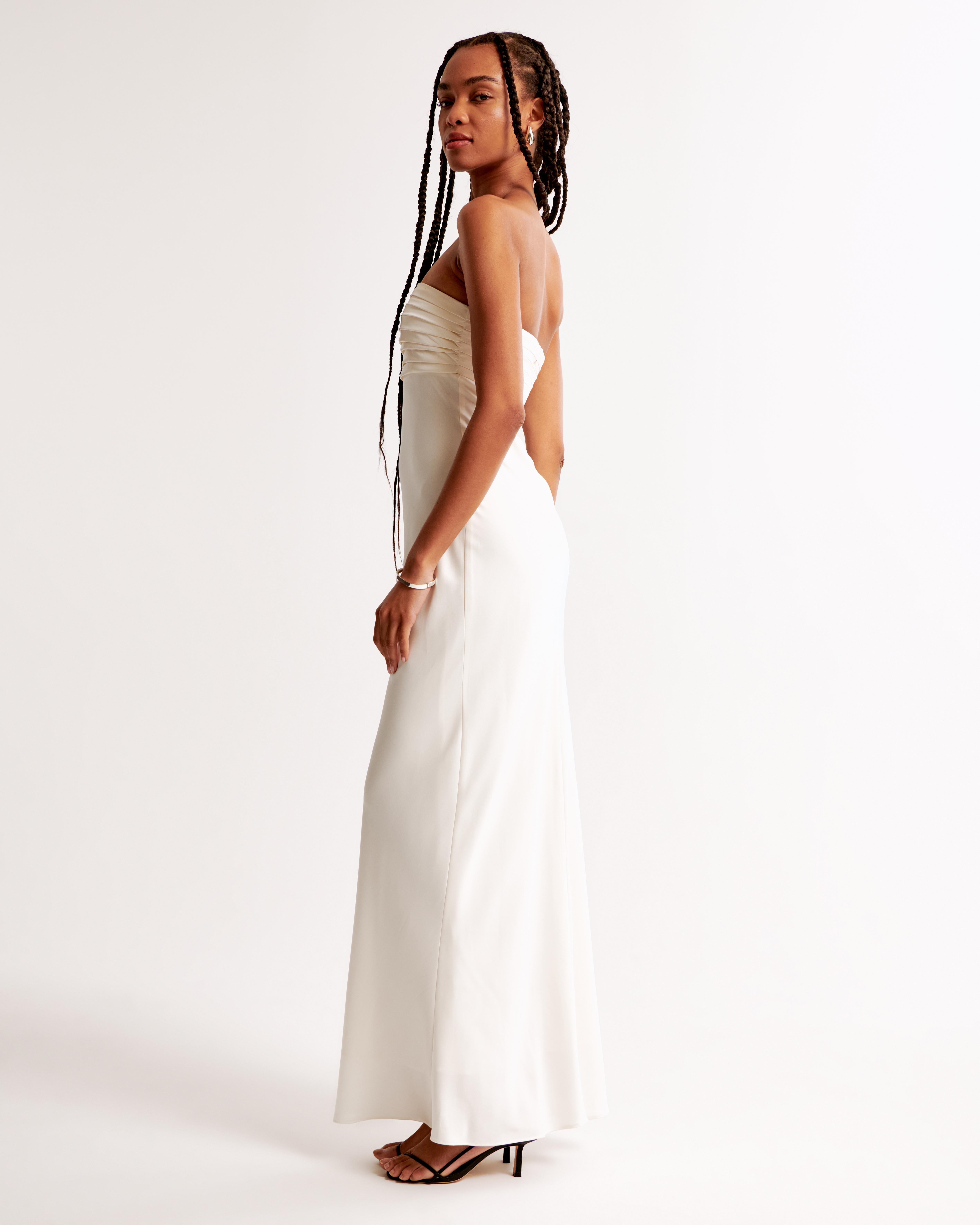 Женские платья Abercrombie & Fitch The A&F Emerson Strapless Slim Maxi Dress — фото 3
