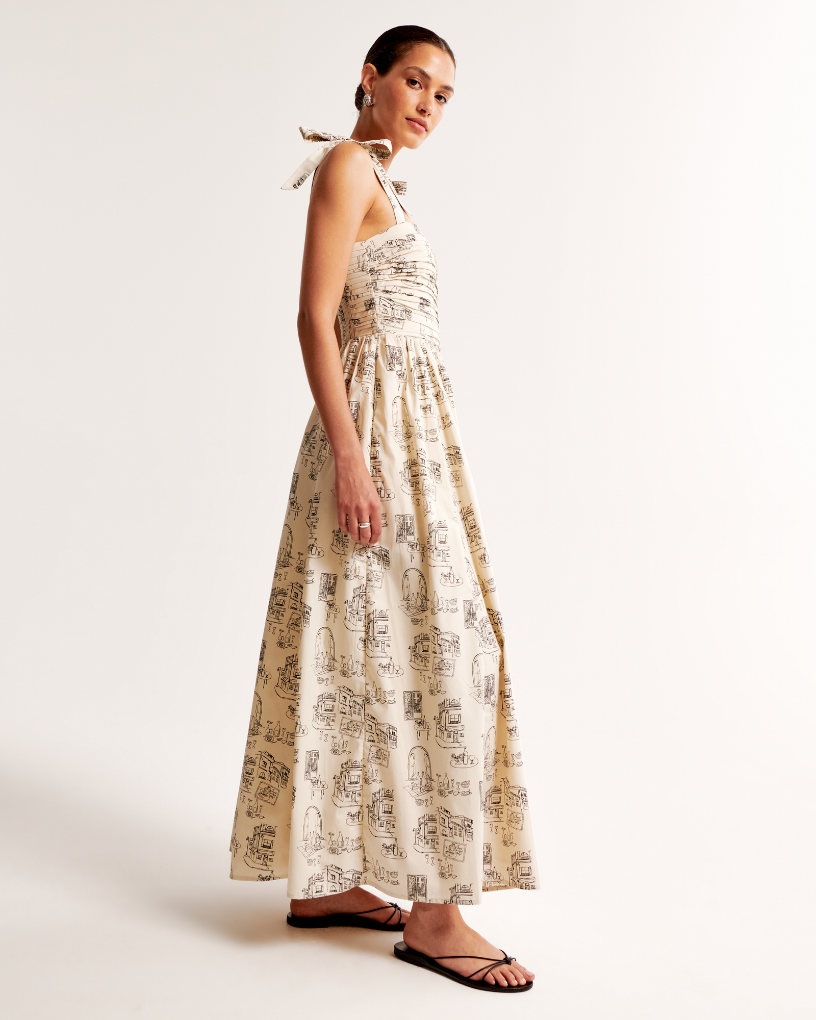 The A&F Emerson Tie-Strap Maxi Dress