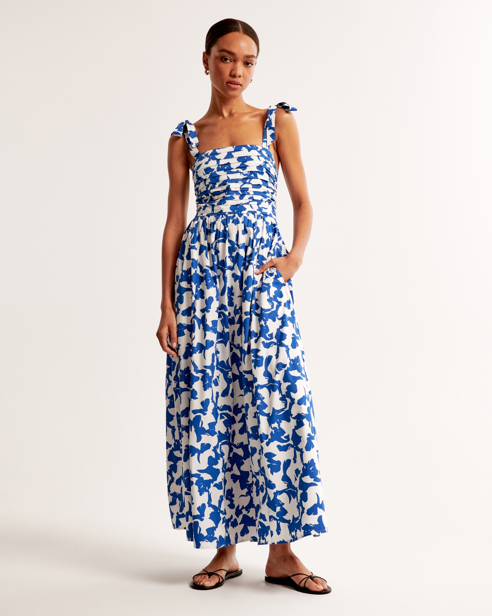 The A&F Emerson Tie-Strap Maxi Dress