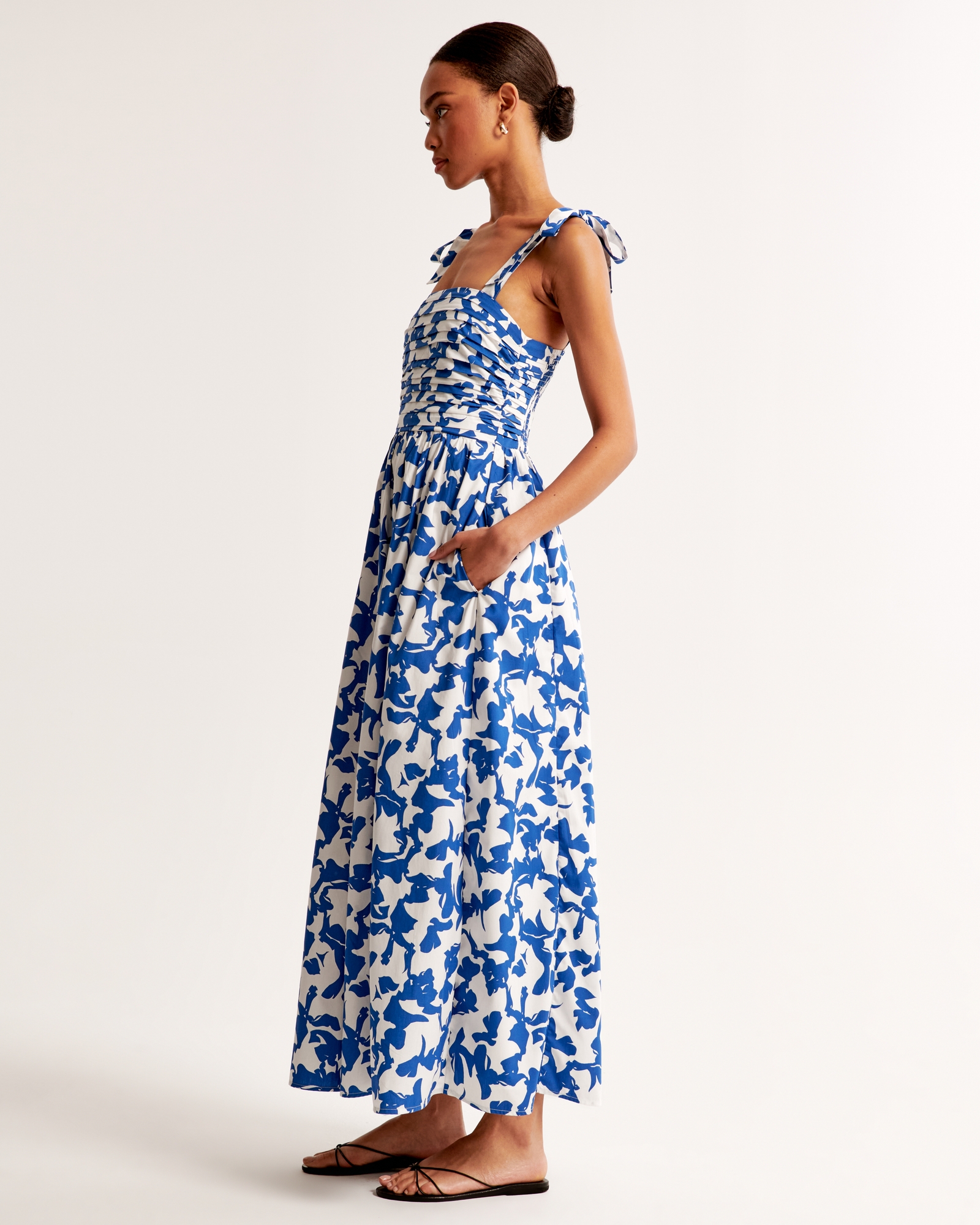 The A&F Emerson Tie-Strap Maxi Dress