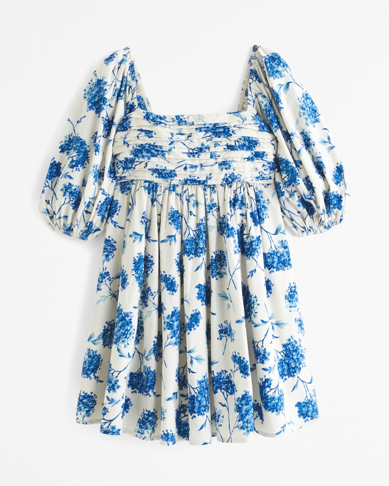 The A&F Emerson Poplin Puff Sleeve Mini Dress