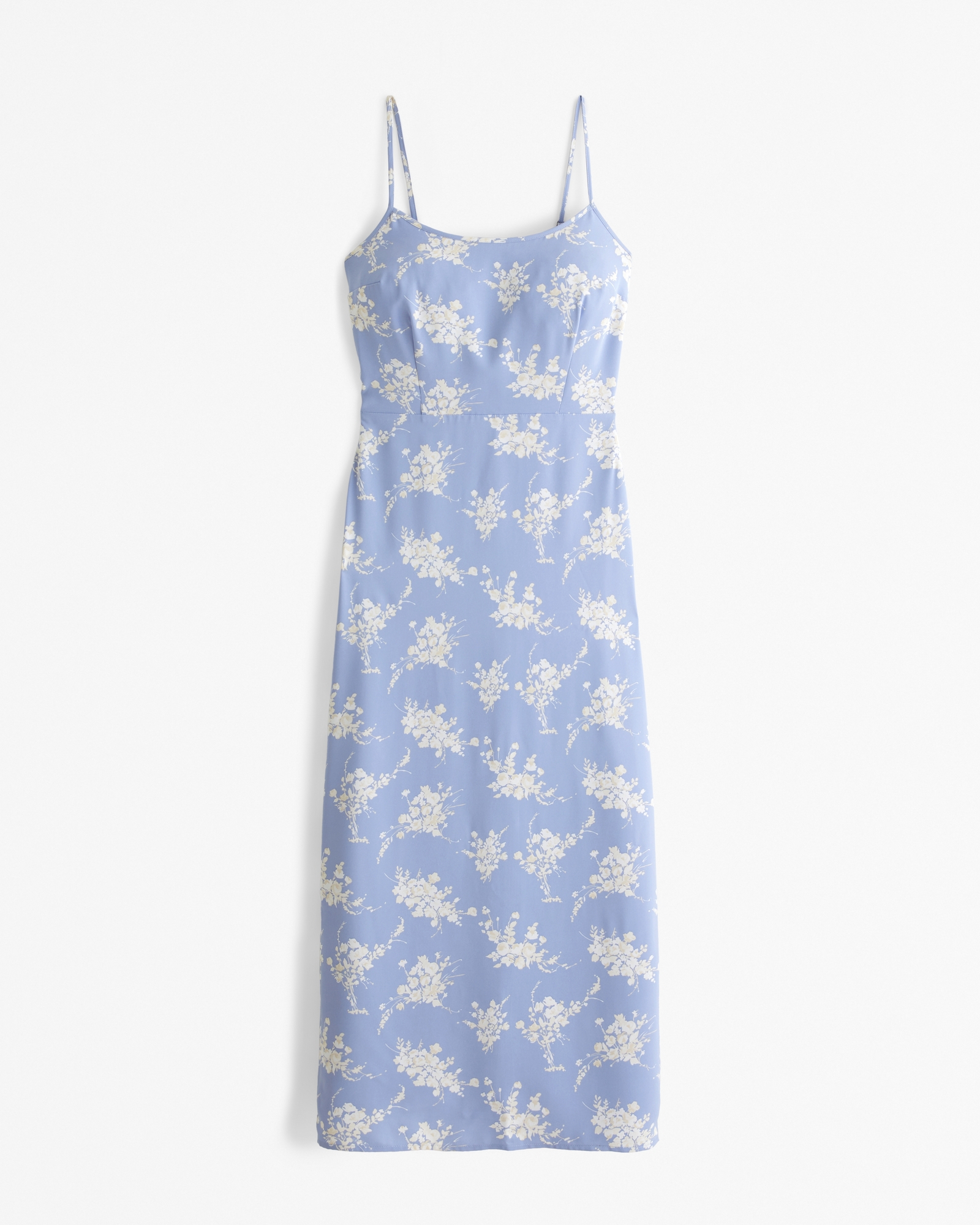 Scoopneck Slip Midi Dress