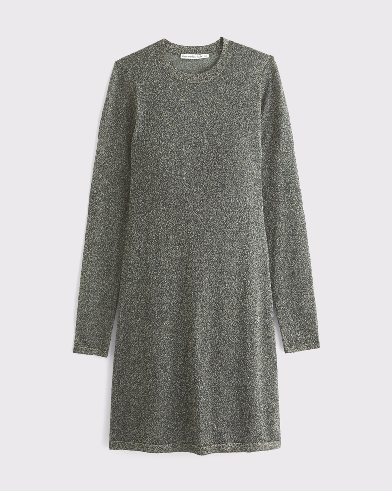SALE☆ラス1即納【Anthro】Bell-Sleeve Sweater Dress サイズ:S Women's Long-Sleeve Sheer Mini Sweater Dress | Women's