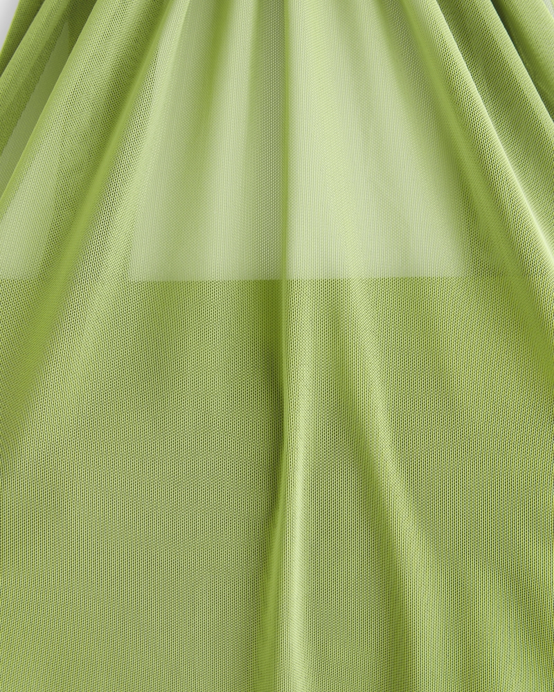 Vol. 28 Sheer Halter Maxi Dress
