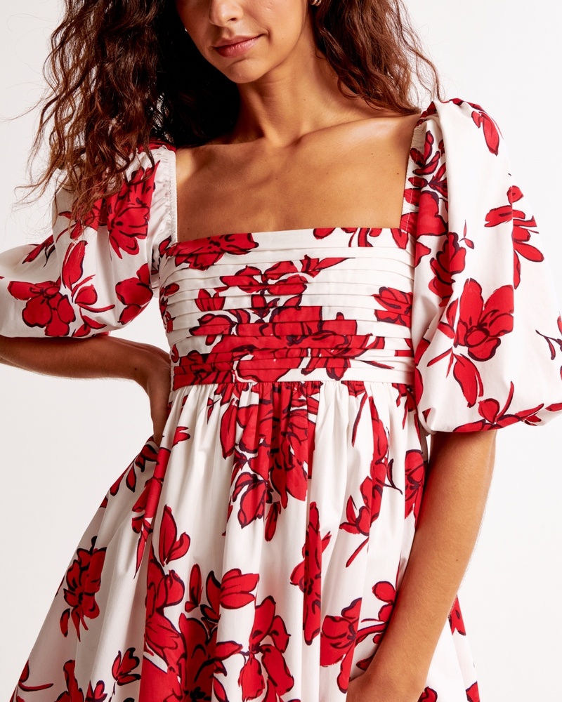 Emerson Poplin Puff Sleeve Mini Dress