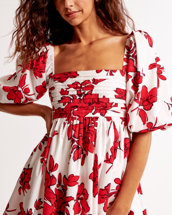 Emerson Poplin Puff Sleeve Mini Dress