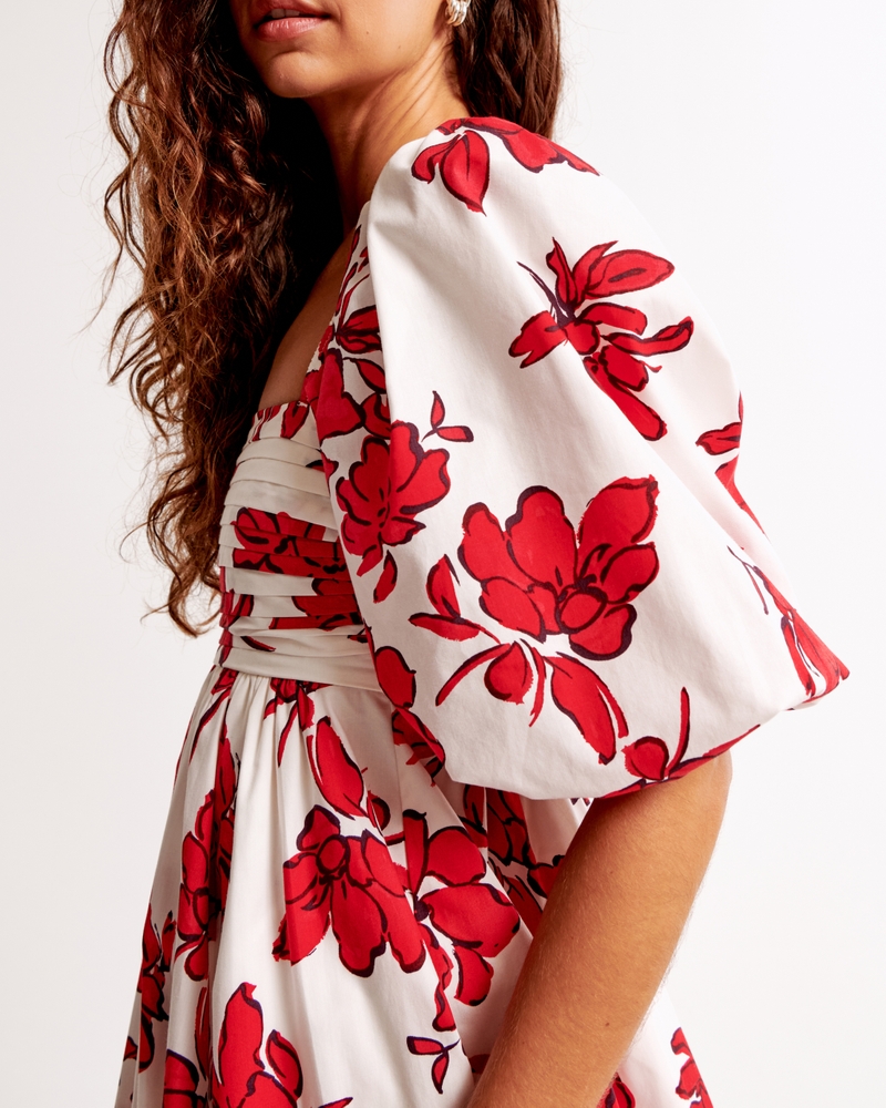 Emerson Poplin Puff Sleeve Mini Dress