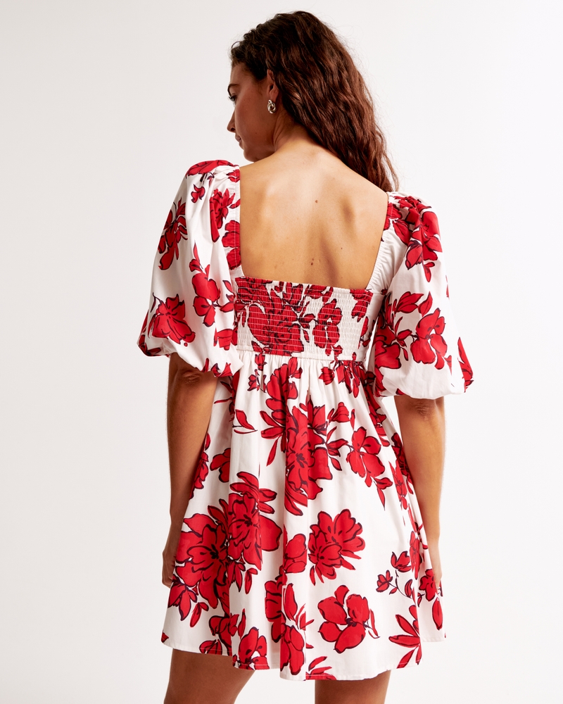 Emerson Poplin Puff Sleeve Mini Dress
