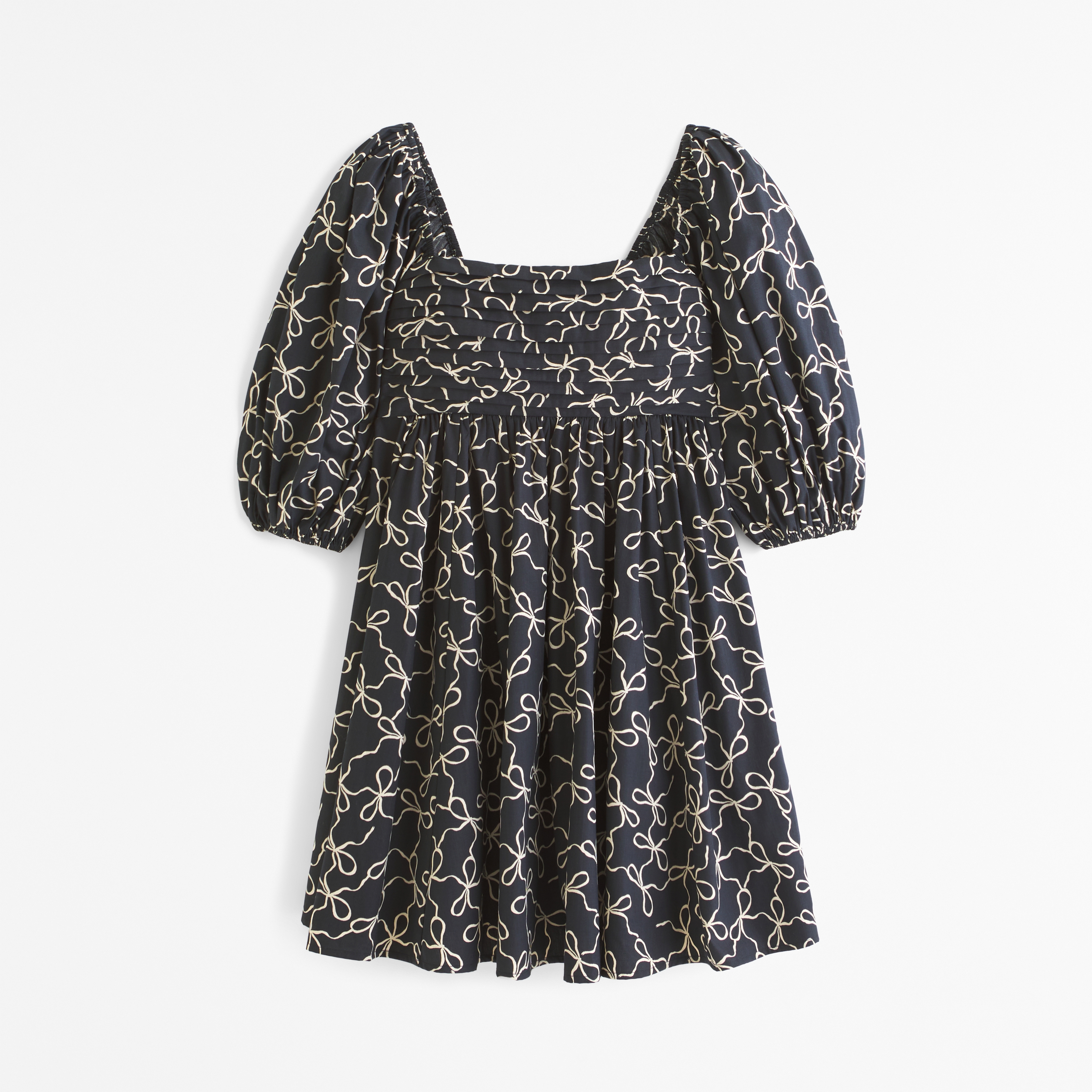 Women's Emerson Poplin Puff Sleeve Mini Dress | Women's Dresses & Jumpsuits  | Abercrombie.com