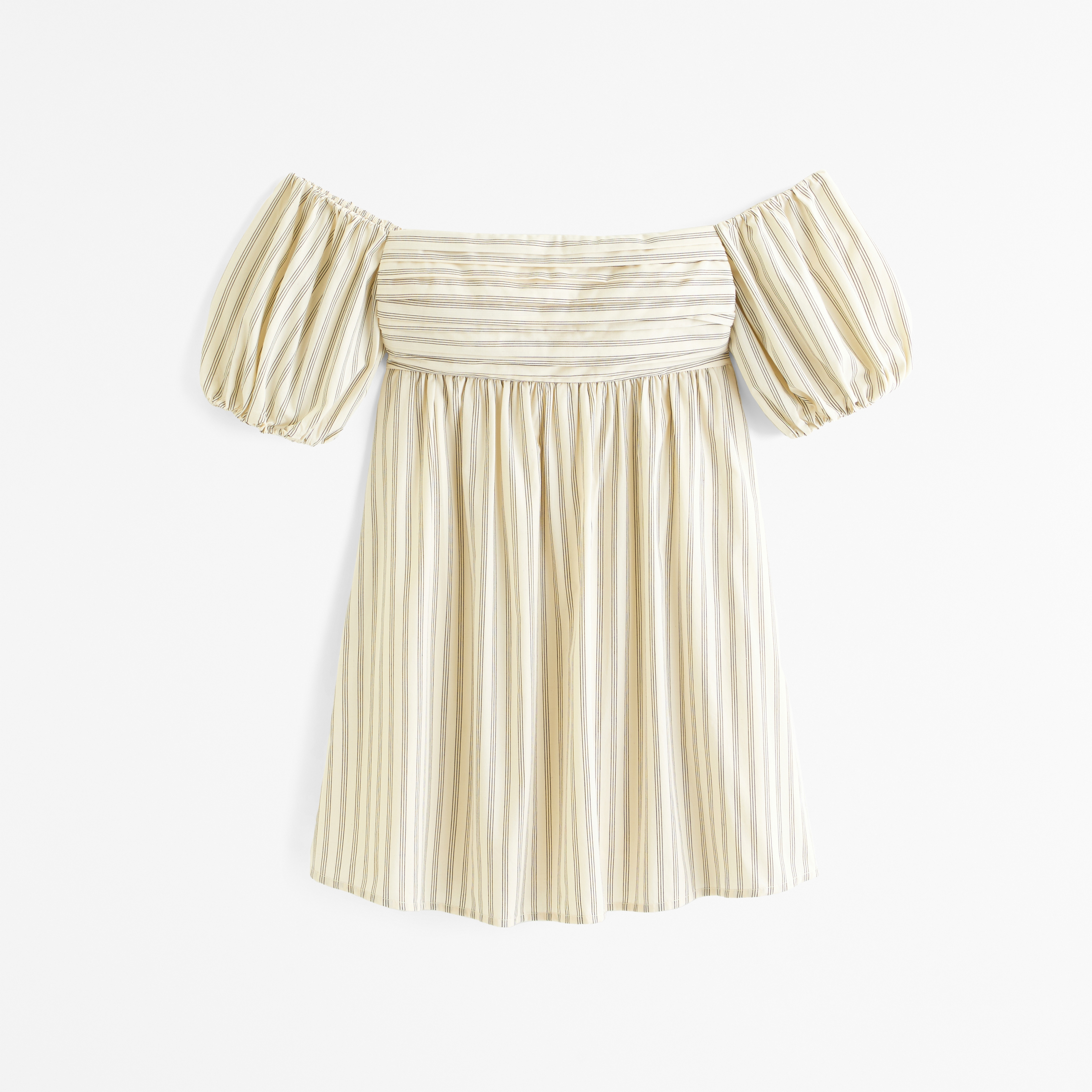 Abercrombie & Fitch Emerson Off-the-shoulder Skort In Sand