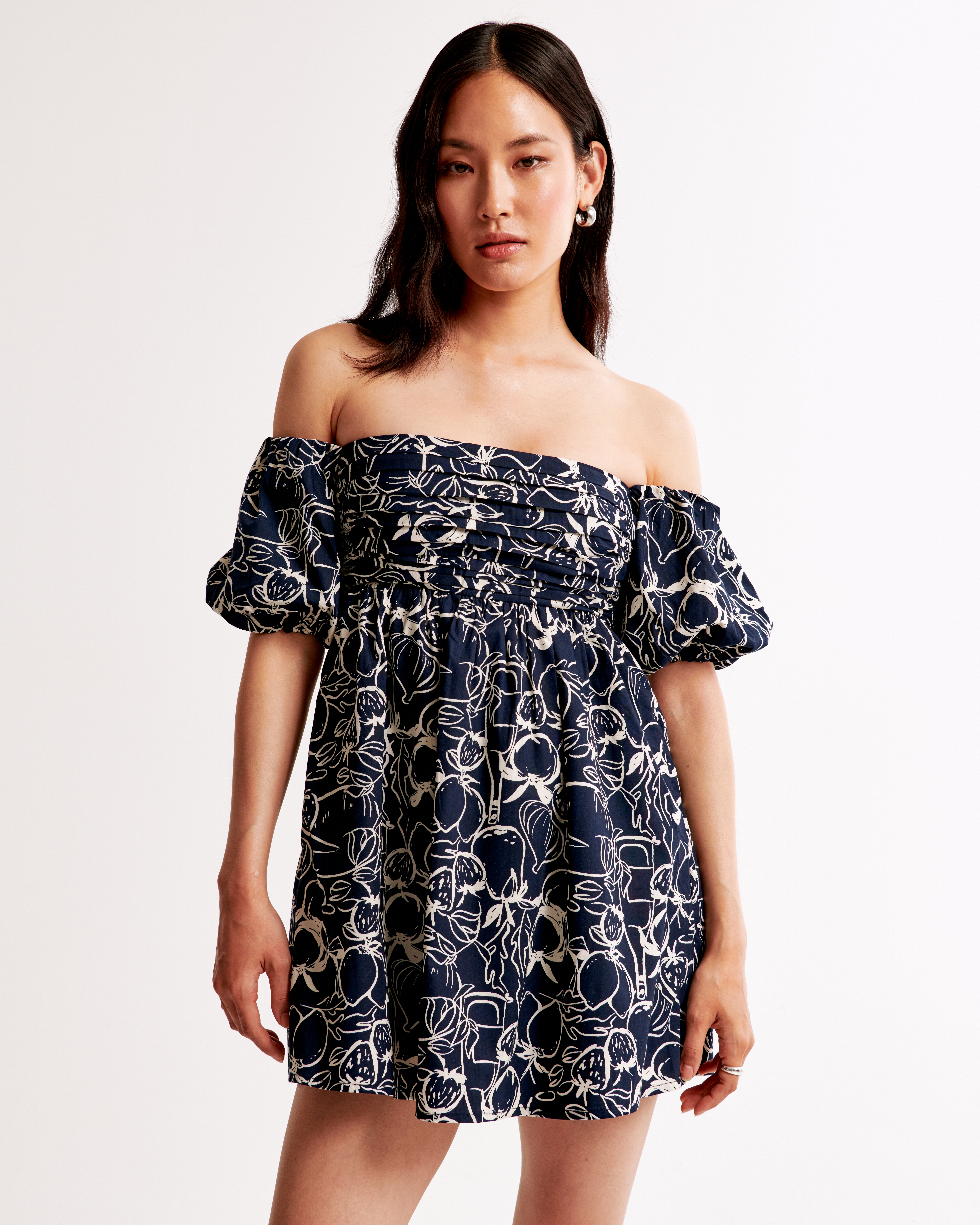 Abercrombie & Fitch Emerson Off-the-shoulder Skort