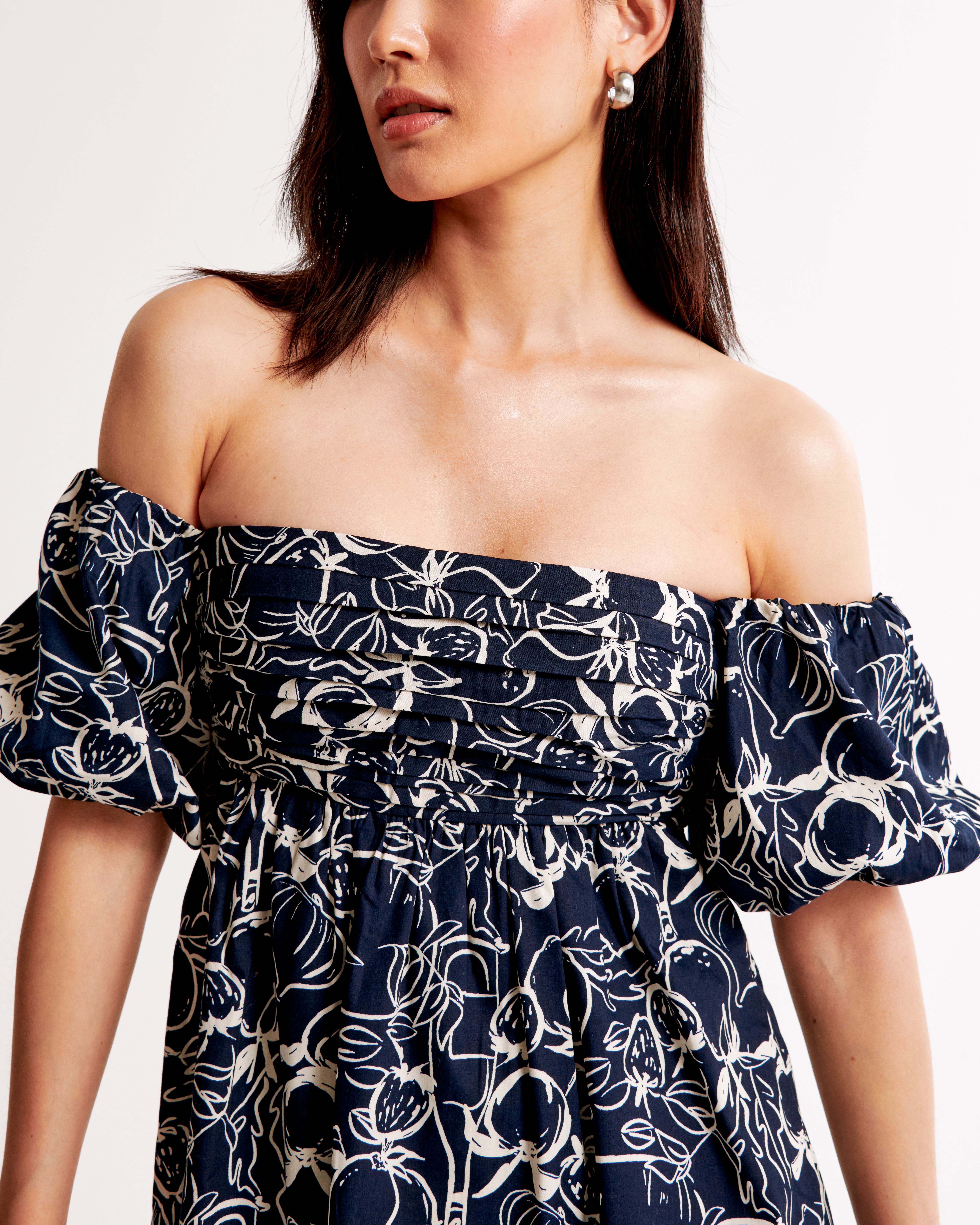 Abercrombie & Fitch Emerson Off-the-shoulder Skort