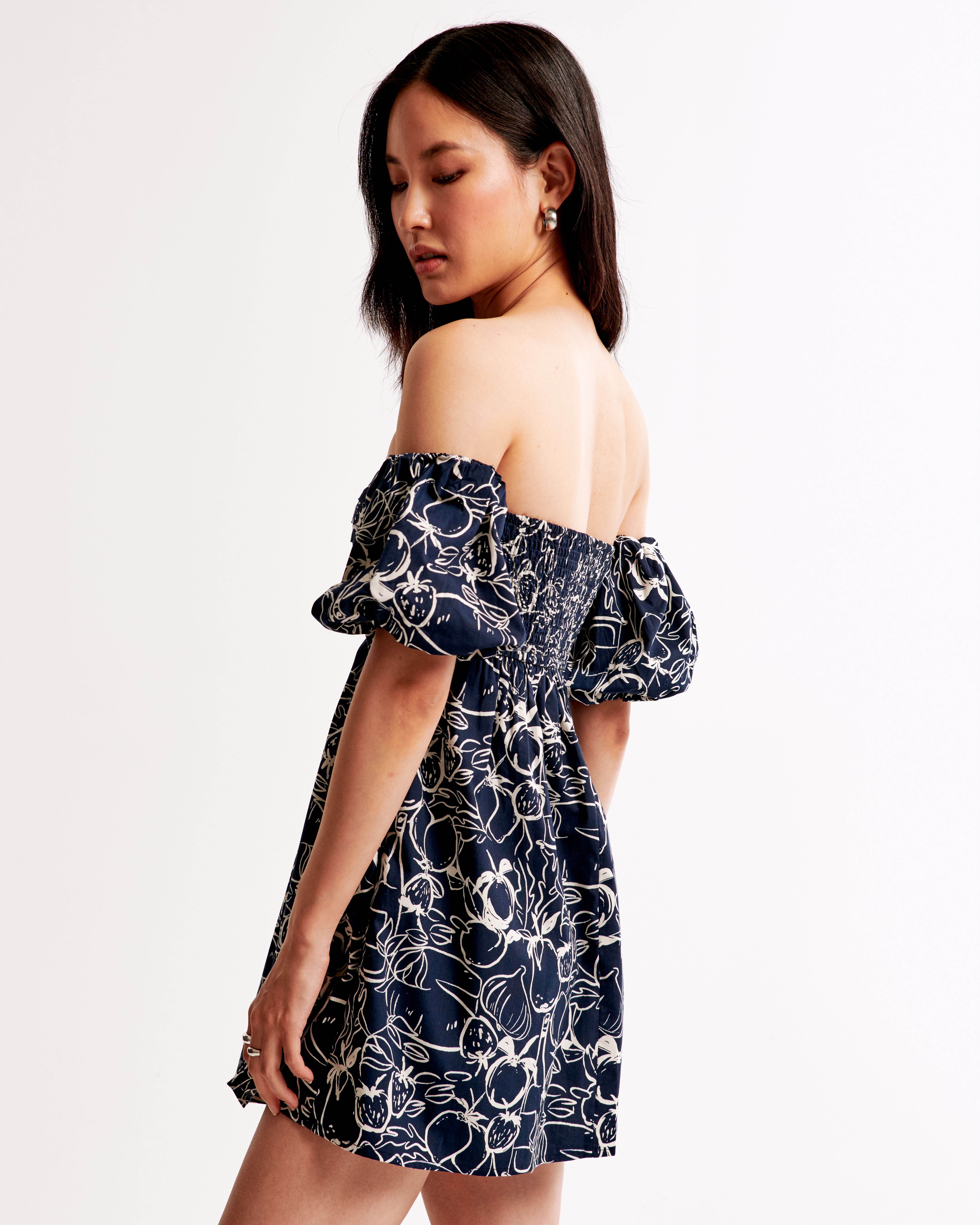 Abercrombie & Fitch Emerson Off-the-shoulder Skort