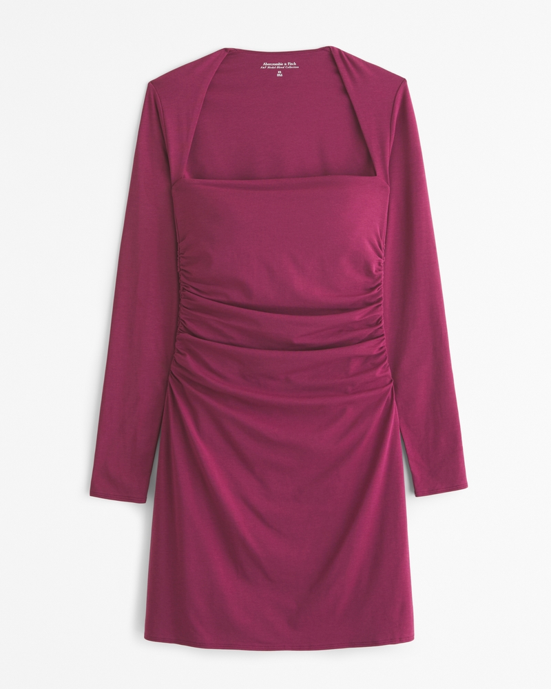 The A&F Ava Long-Sleeve Mini Dress