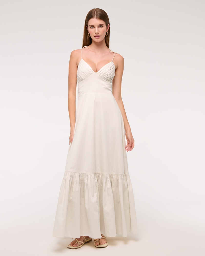 Wide Strap Tiered Skirt White Sundress Wide Strap Tiered Skirt White Sundress