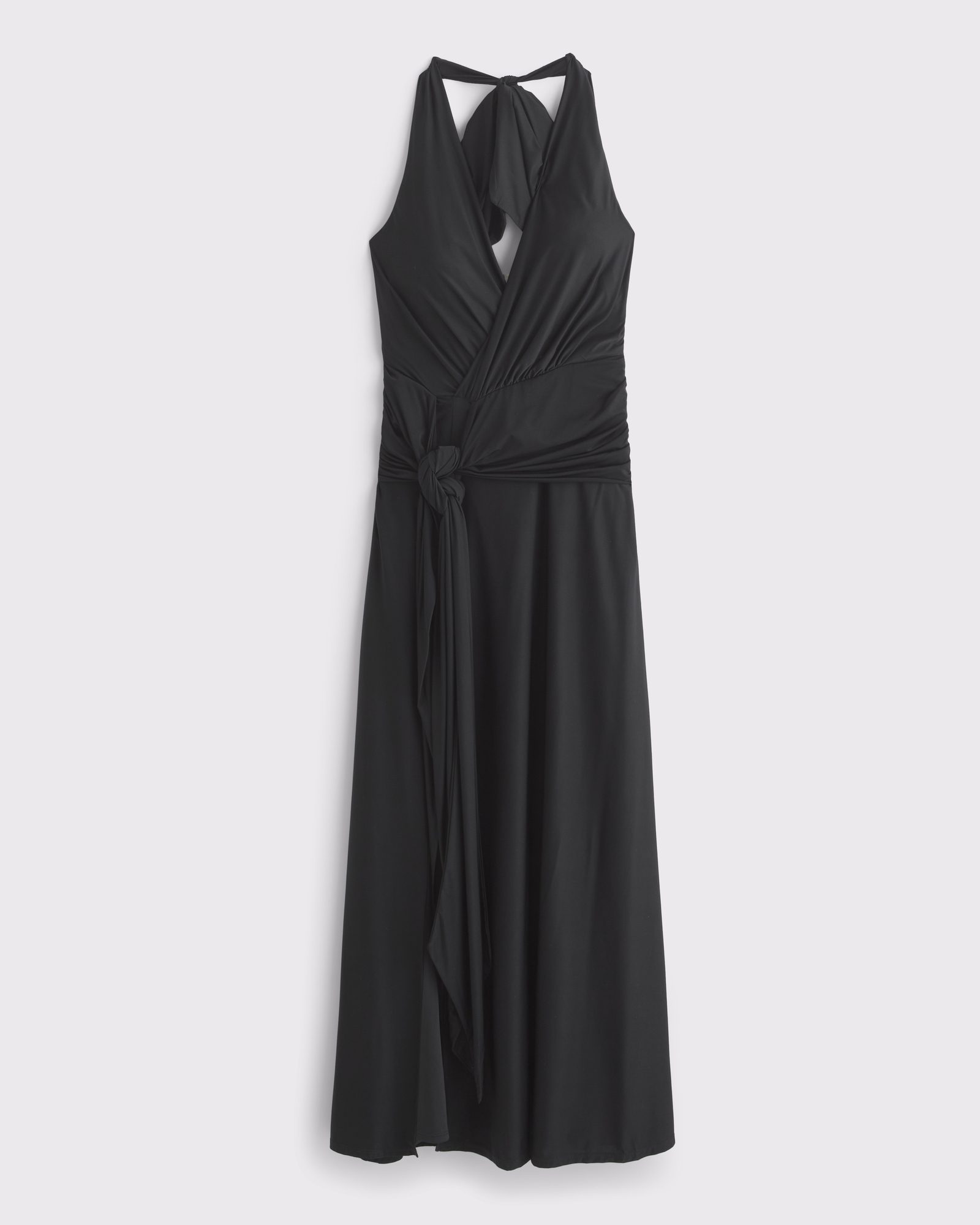 Knot-Front Maxi Dress