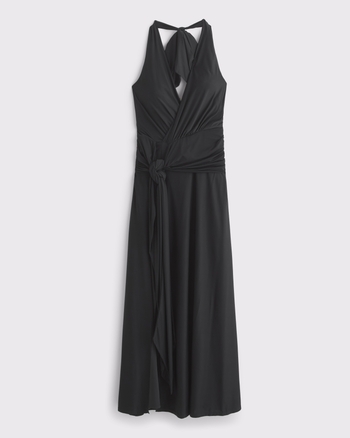 Knot-Front Maxi Dress