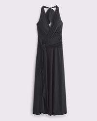 Knot-Front Maxi Dress